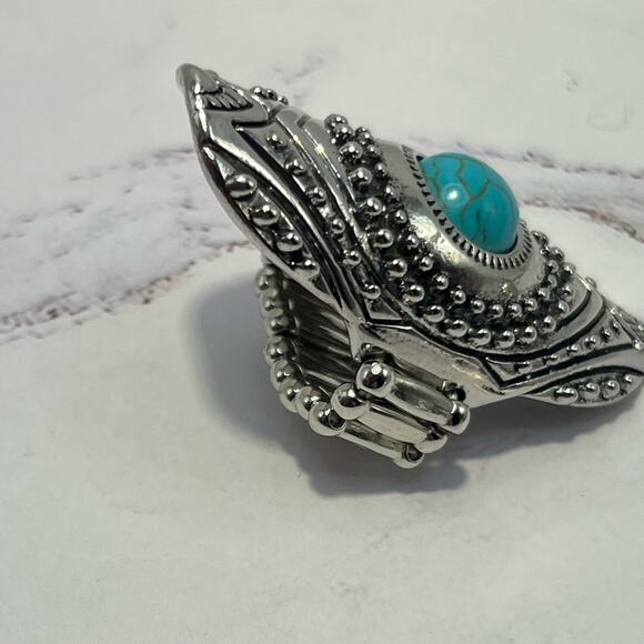 Set of 10 Southwestern style rings - Picture 12 of 16
